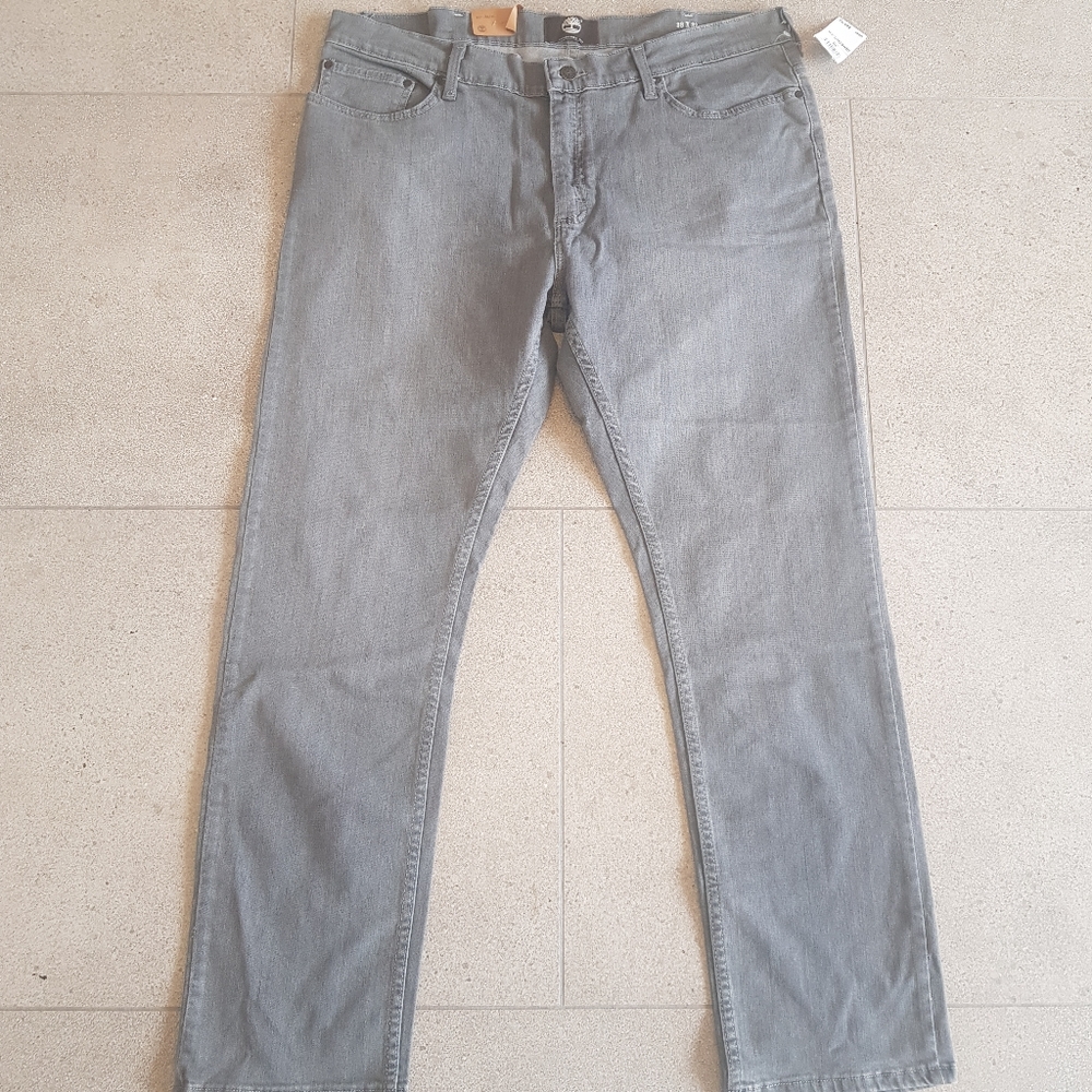 Timberland Slim Fit, 38x32, Gray Jeans